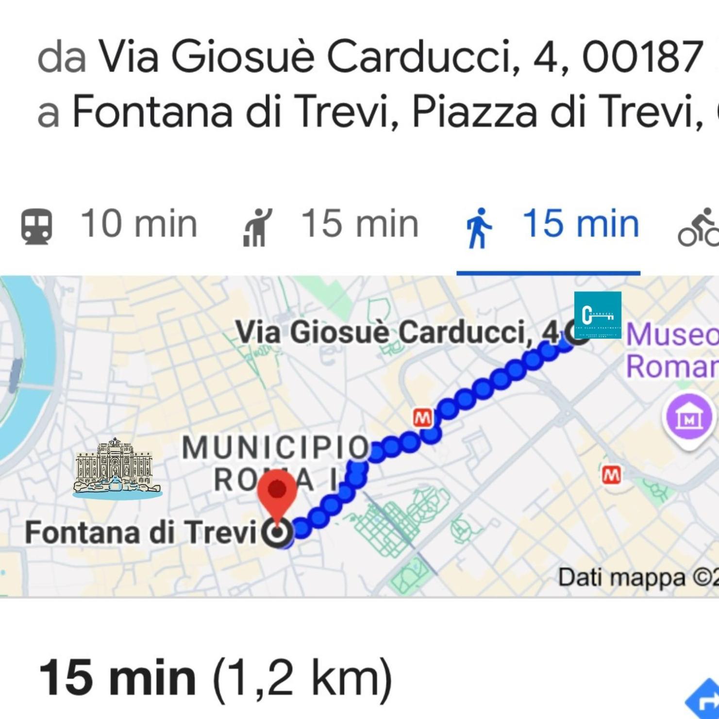 C3 Top Class Apartment, 2 Camere Da Letto, 2 Bagni, Giardino Distante 15 Minuti A Piedi Da Fontana Di Trevi Roma Eksteriør bilde